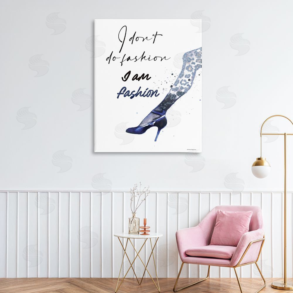 Svetlana Aleynikova Trendy I Am Fashion Stretched Canvas Wall Art in Room