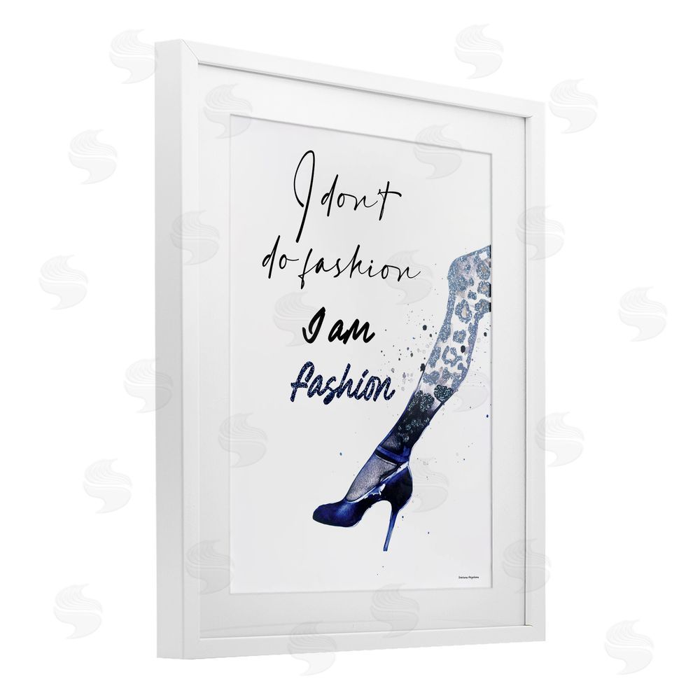 Svetlana Aleynikova Trendy I Am Fashion White Framed Print Under Glass Wall Art