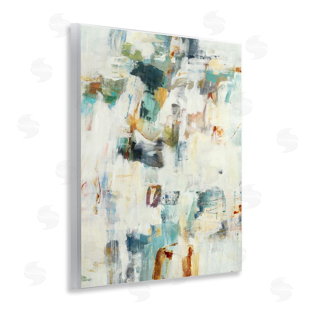 Lisa Ridgers Expressive Chaos Layers Wooden Wall Plaque Art Print