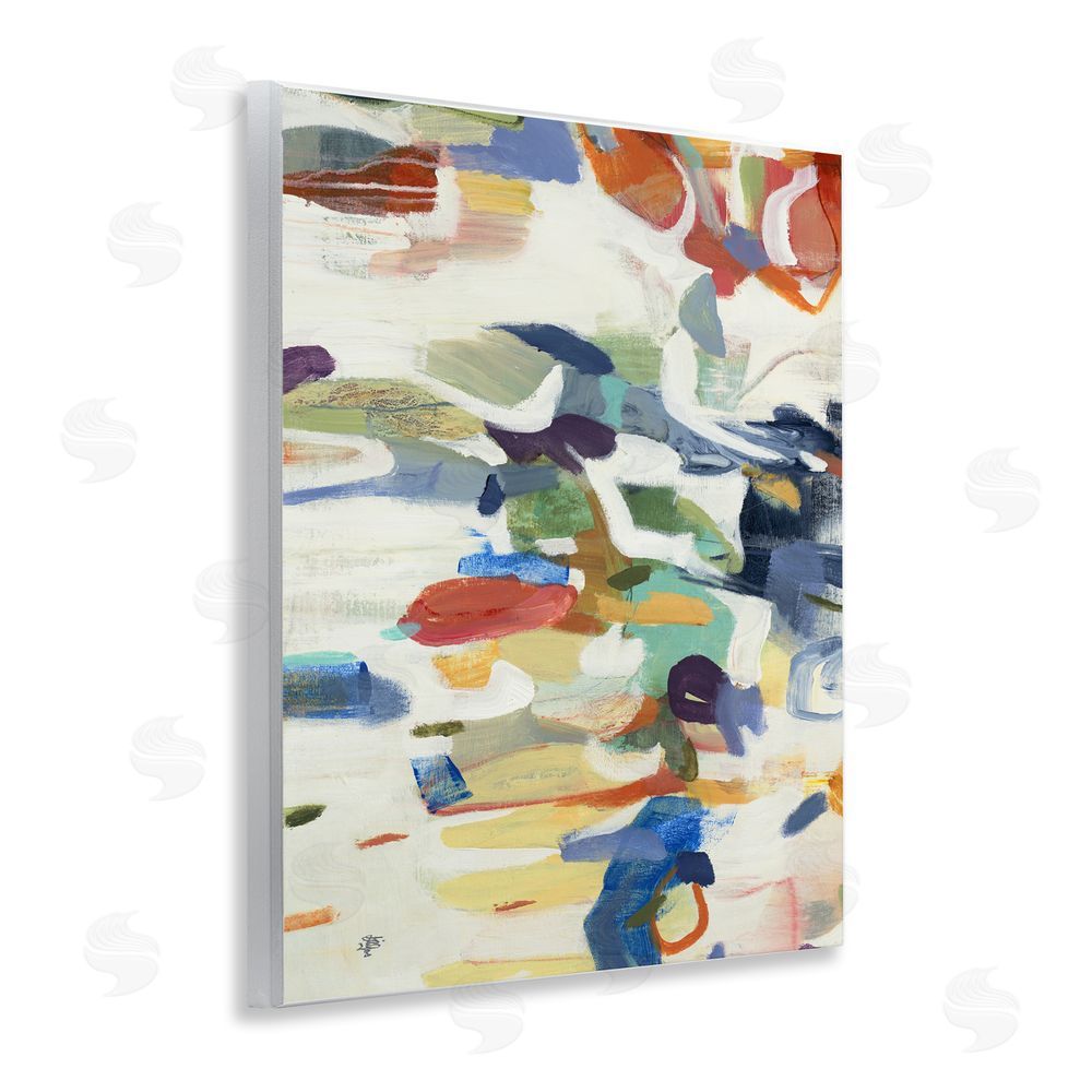 Lisa Ridgers Primary Hued Abstraction Wall Plaque Art Print
