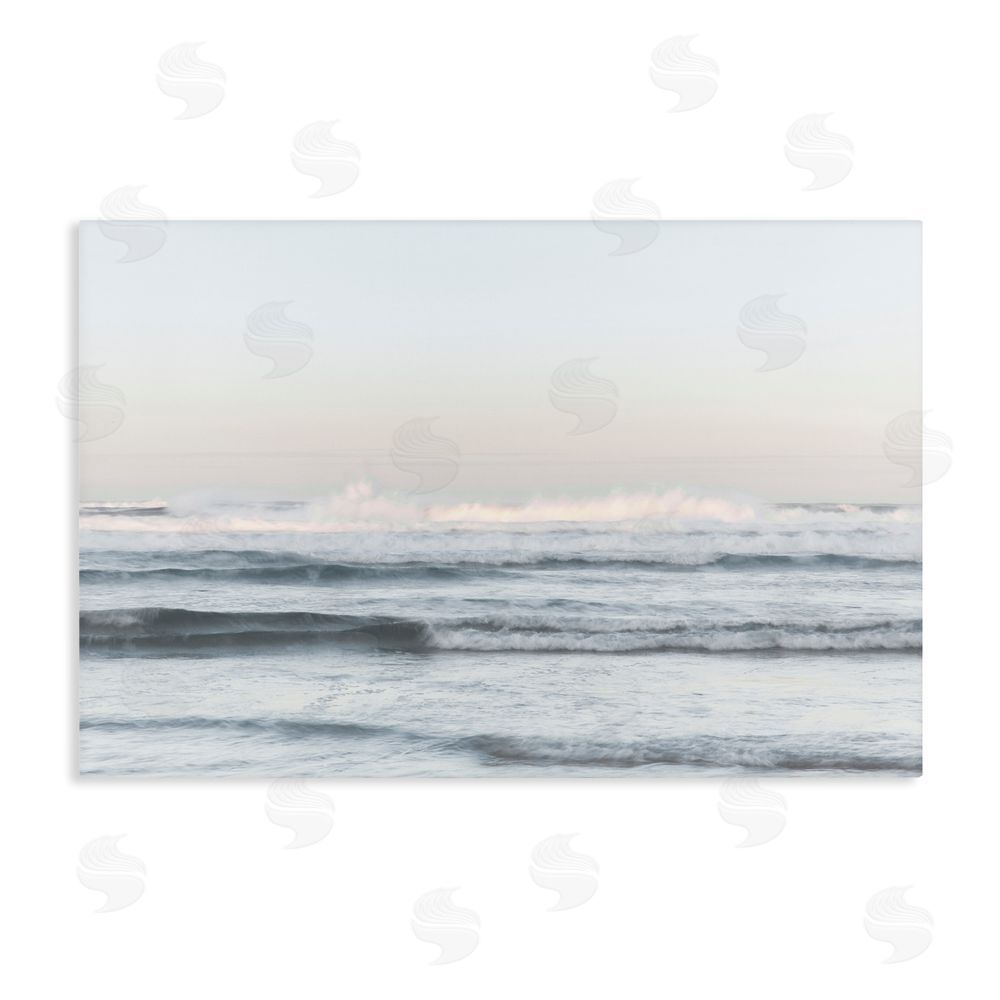 Melissa McClain Serene Ocean Waves Calmness Stretched Canvas Wall Art Print