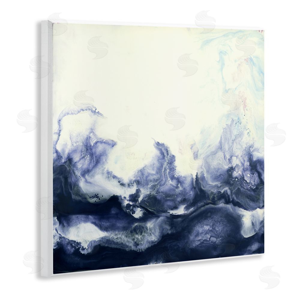 Laura Van Horne Oceanic Fluid Swirl Wall Plaque Art Print