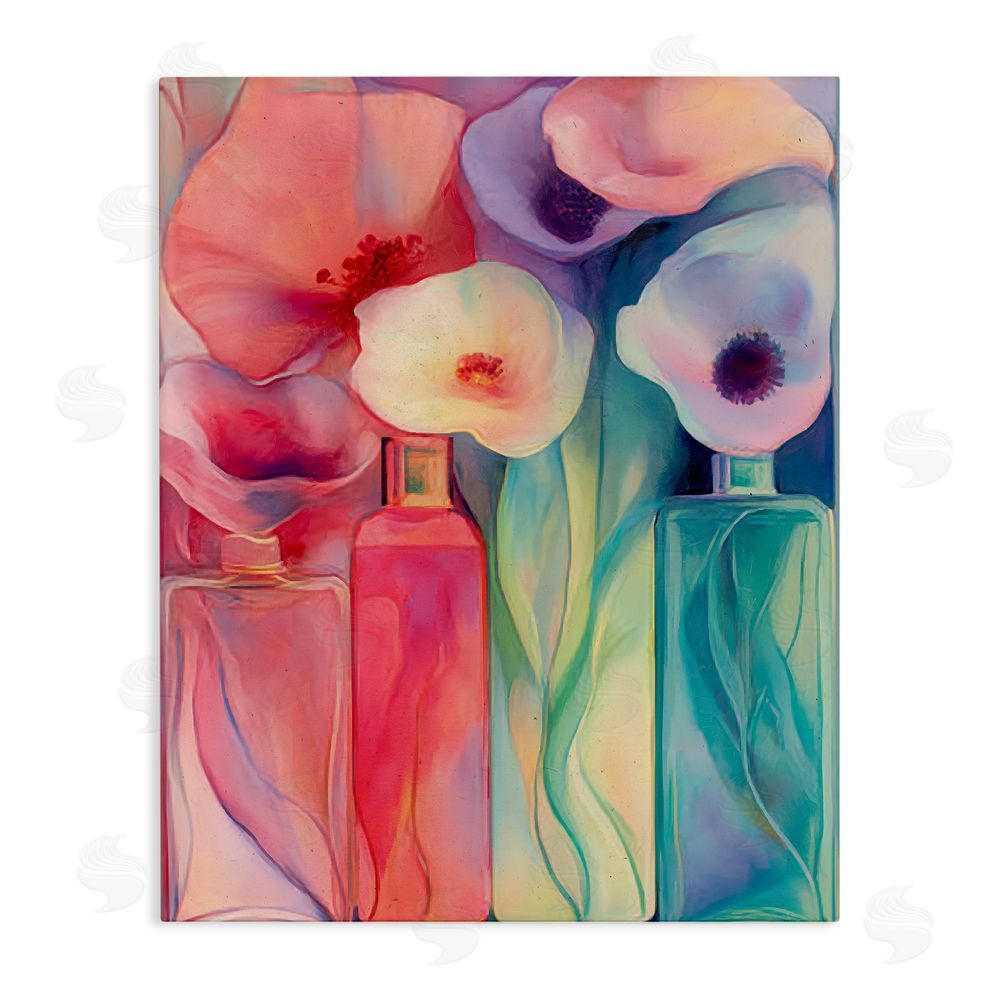 Annabelle Hall Petal Logic Gradient Stretched Canvas Wall Art Print
