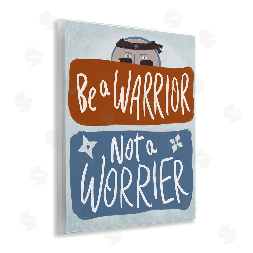 Connie Summers Warrior Not Worrier Wall Plaque Art Print