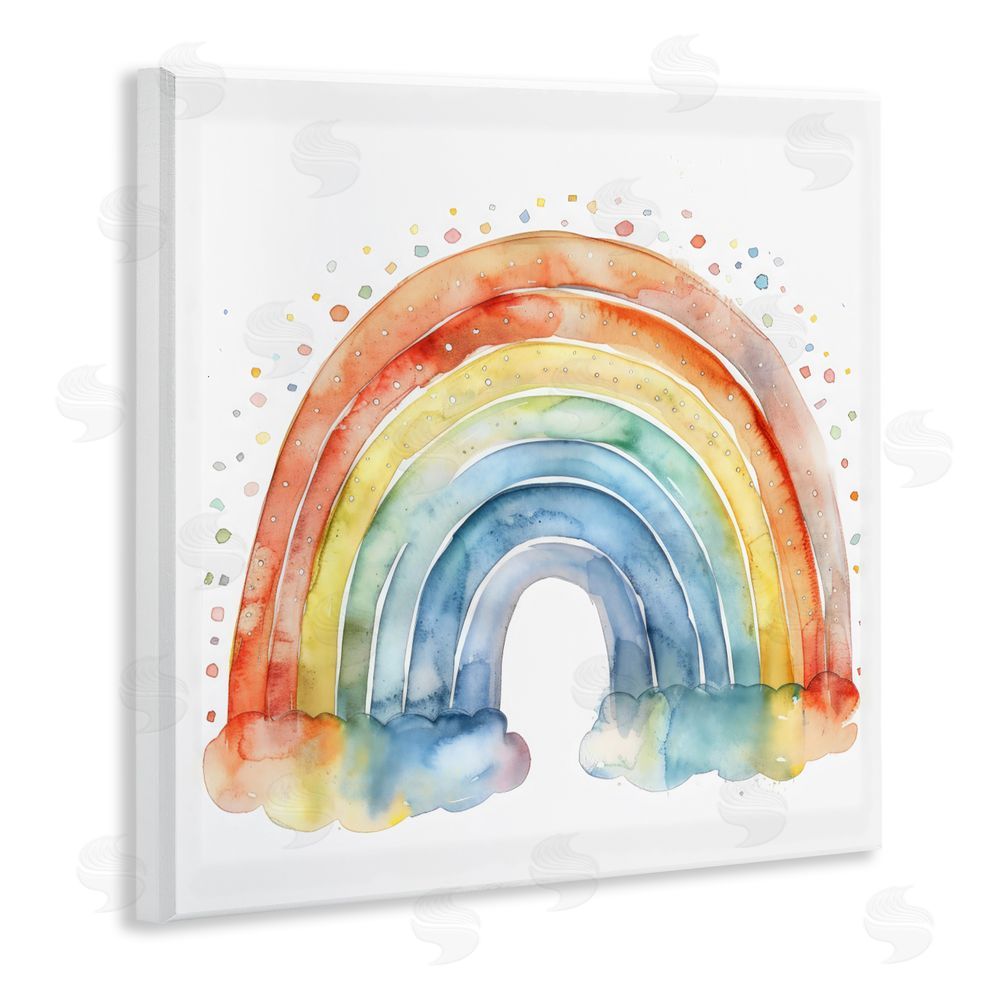 Creative Studio Colored Rainbow Clouds Wall Plaque Art Print