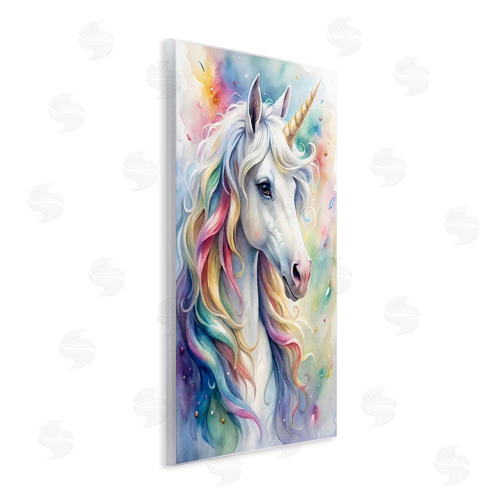 Creative Studio Pastel Colorful Unicorn Wall Plaque Art Print