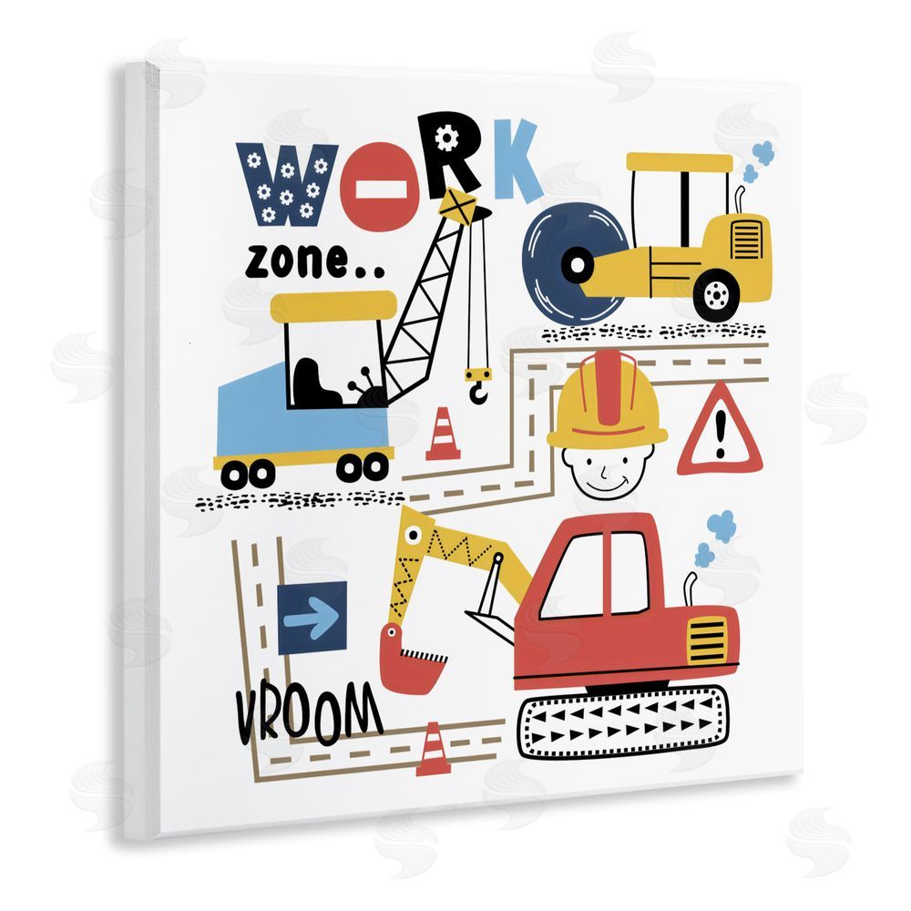Creative Studio Work Zone Construction Essentials Wall Plaque Art Print