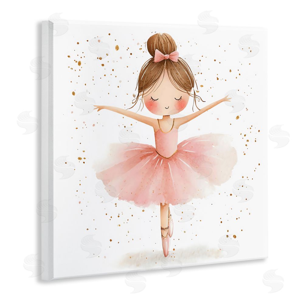 Creative Studio Sweet Ballerina Pose Wall Plaque Art Print