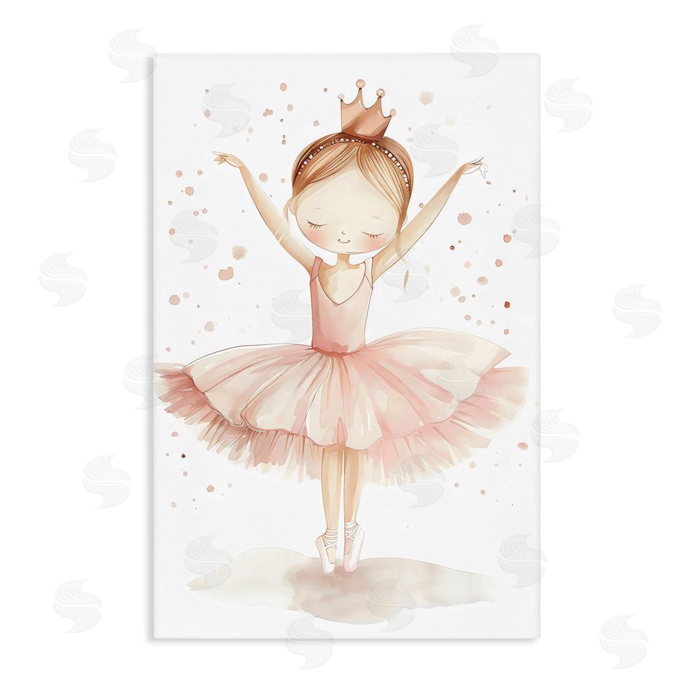 Creative Studio Sweet Pink Tutu Stretched Canvas Wall Art Print