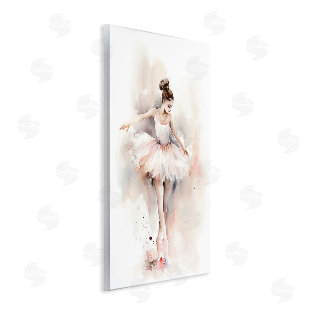 Creative Studio Watercolor Dancer Pose Wall Plaque Art Print