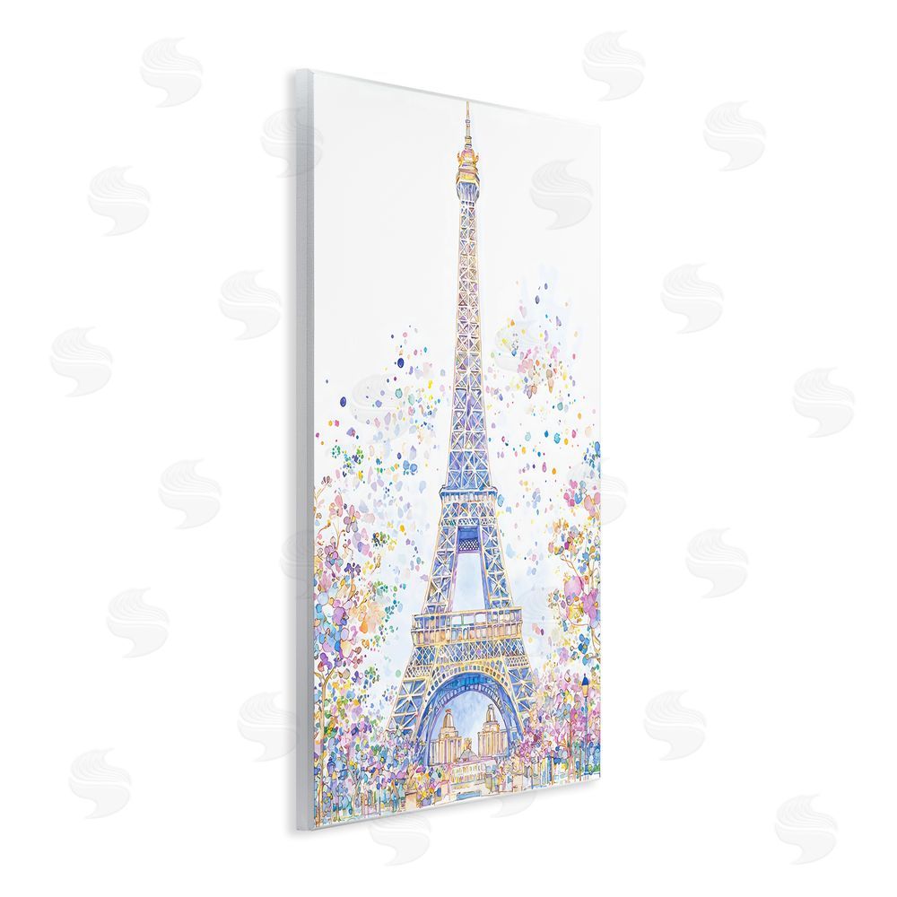Creative Studio Colorful Eiffel Tower Wall Plaque Art Print