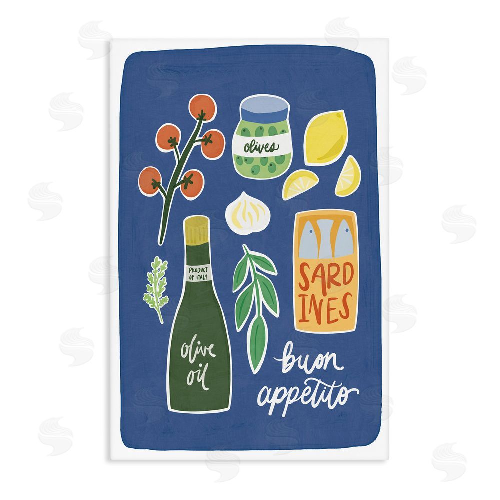 Amanda Houston Italian Kitchen Necessities Stretched Canvas Wall Art