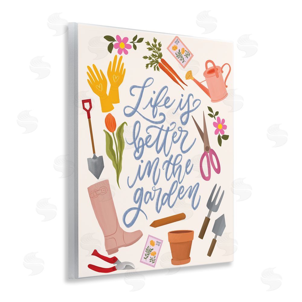 Isabela Schielke Life In The Garden Wooden Wall Plaque Art Print