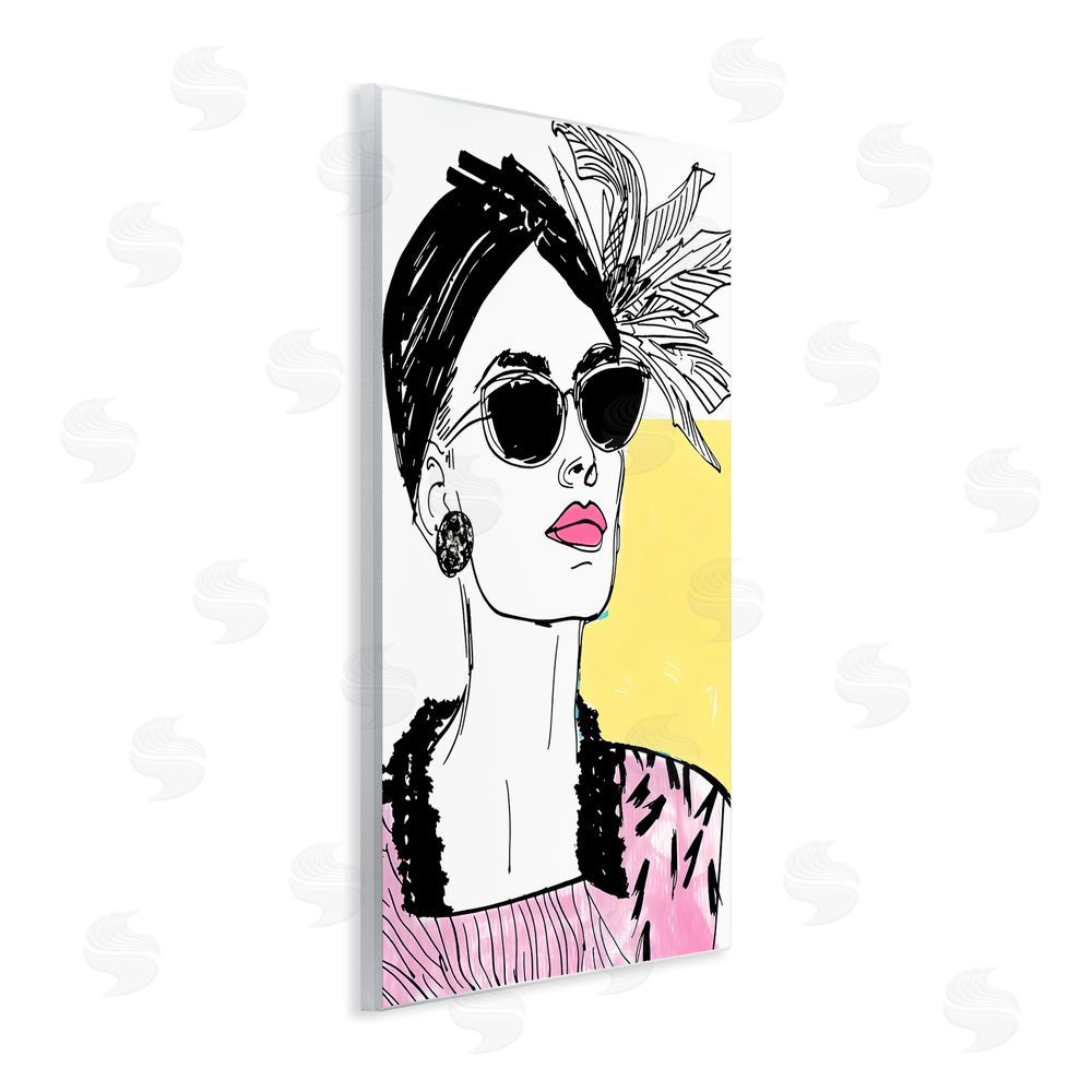 Andrea Haase The Rebel Muse Portrait Wall Plaque Art Print