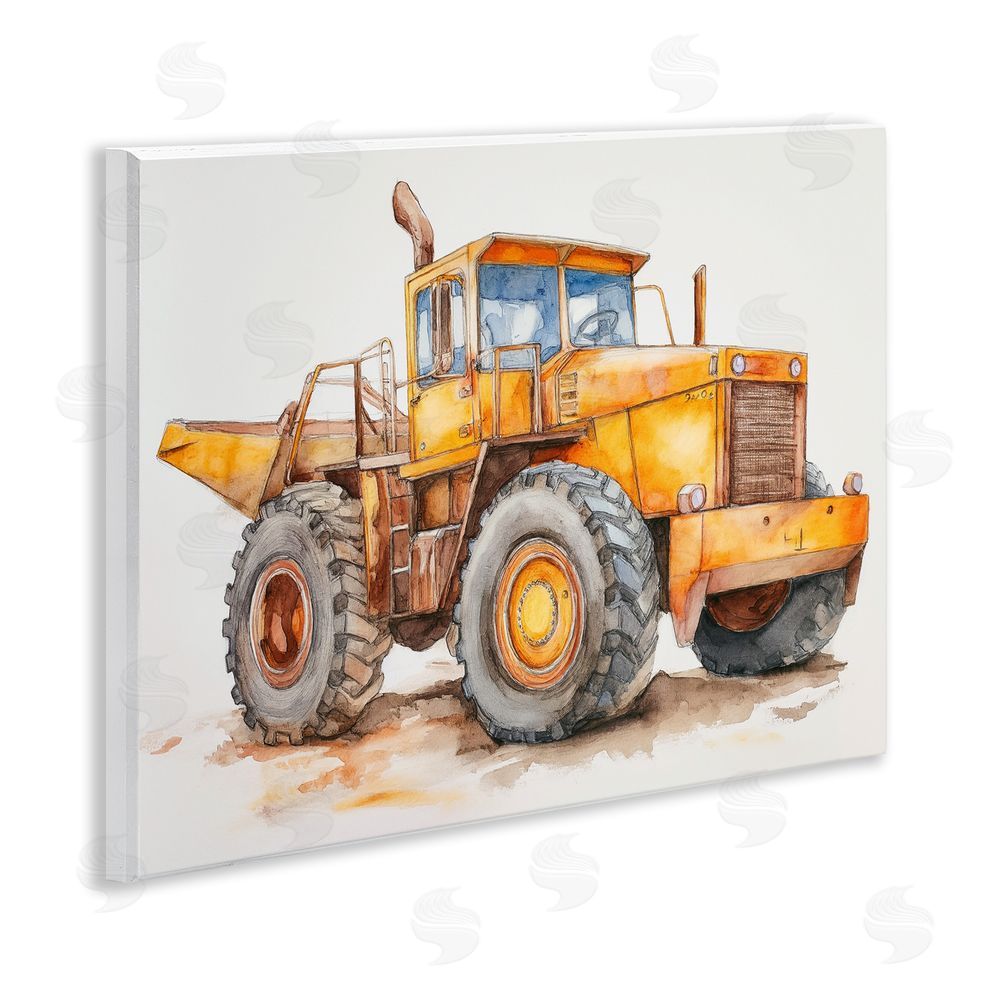 Steve Hunziker Construction Truck Whimsicality Wall Plaque Art Print