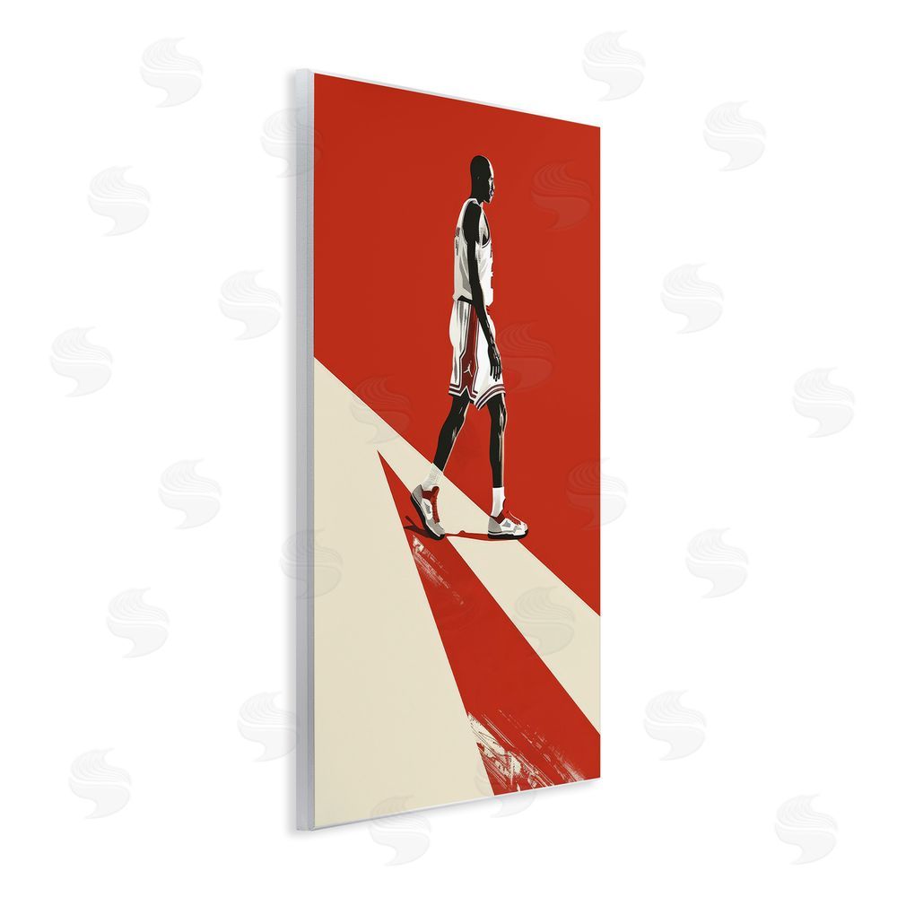 Ray Powers Retro Basketball Legend Wall Plaque Art Print