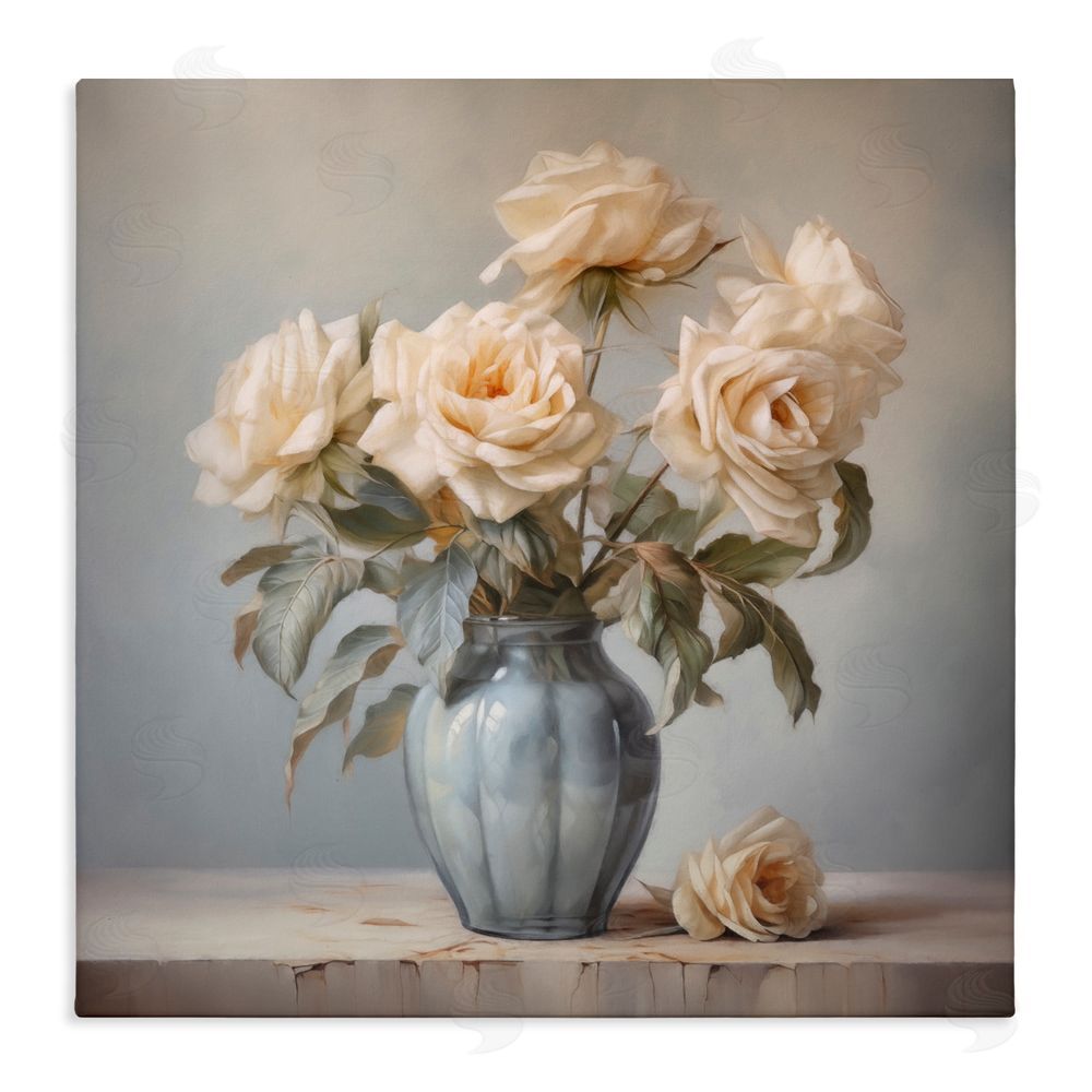 Steve Hunziker Vintage Rose Paragon Stretched Canvas Wall Art Print