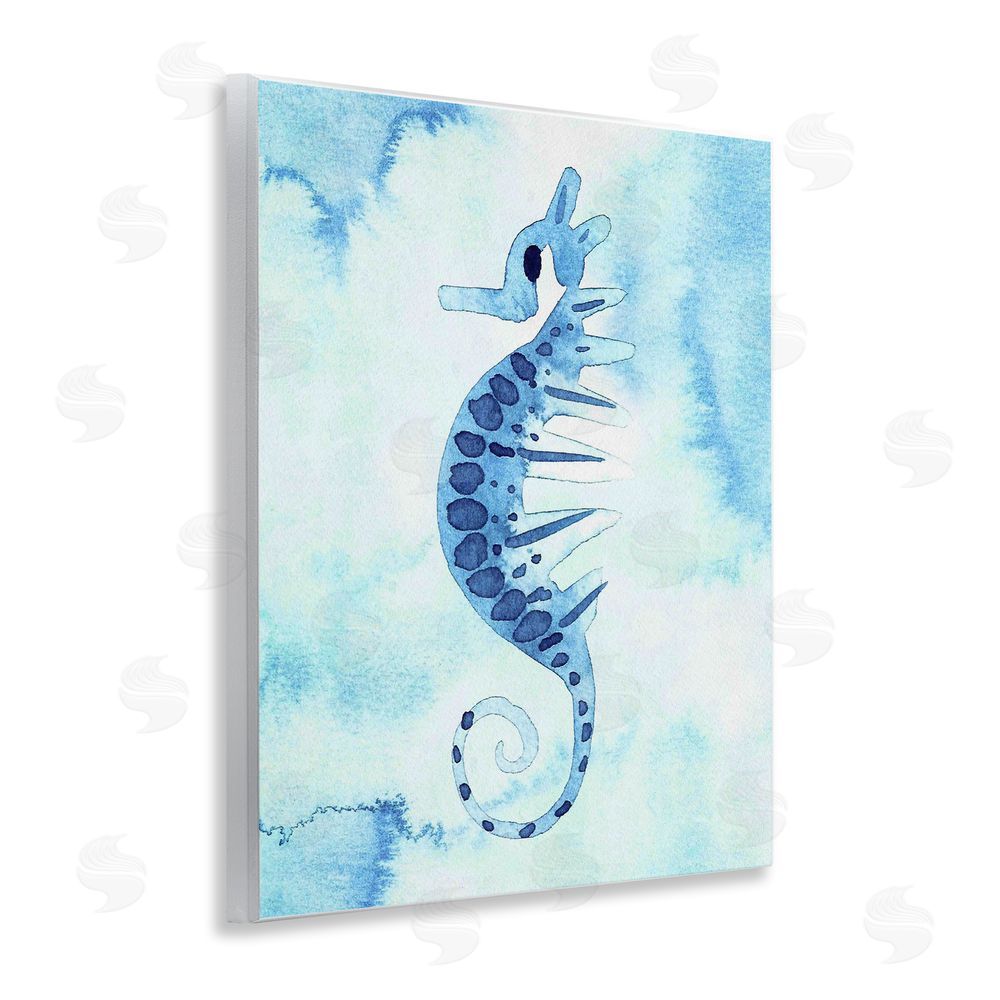 Camila Juncos Seahorse Watercolor Expression Wall Plaque Art Print