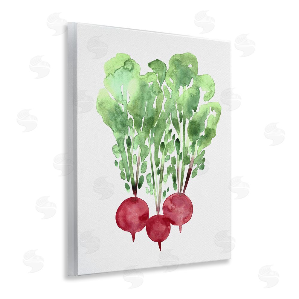 Camila Juncos Watercolor Garden Radishes Wall Plaque Art Print