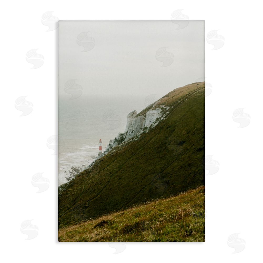 Jade Sharp Photo Hillside Beachy Head Lighthouse Canvas Wall Art Print