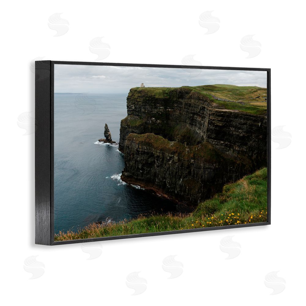 Jade Sharp Photo Scenic Ireland Cliffs Black Framed Giclee Art Print