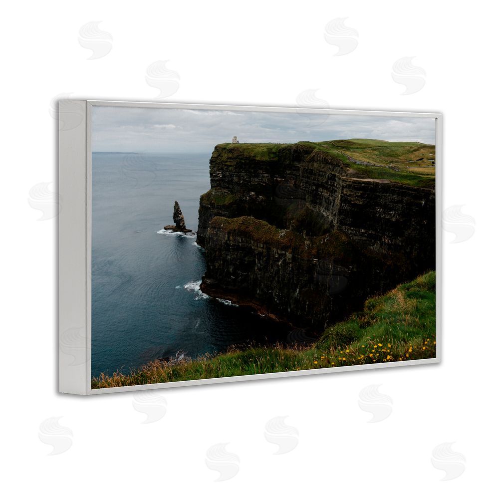 Jade Sharp Photo Scenic Ireland Cliffs White Frame Giclee Art Print