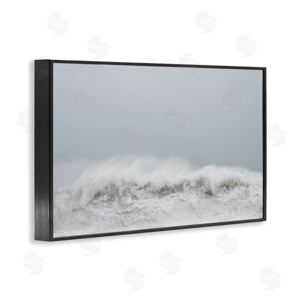 Jade Sharp Photo Cresting Wave Abstraction Black Framed Giclee Art Print