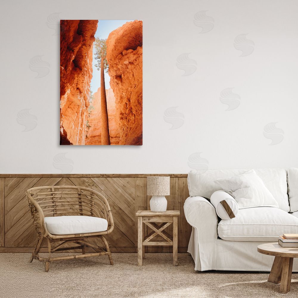 Jade Sharp Photo Bryce Canyon Looming Cliffs Printed Wall Art in Room