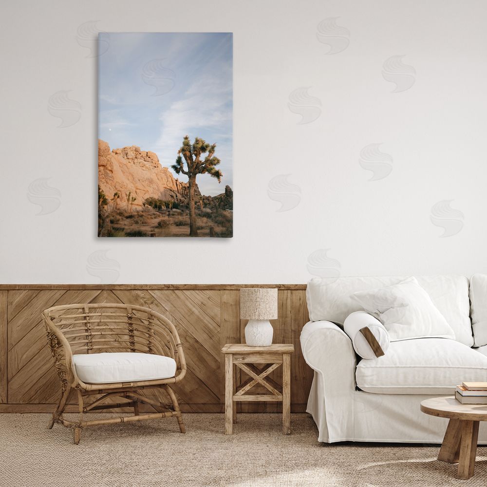 Jade Sharp Photo Joshua Tree & Canyon Printed Wall Art in Room