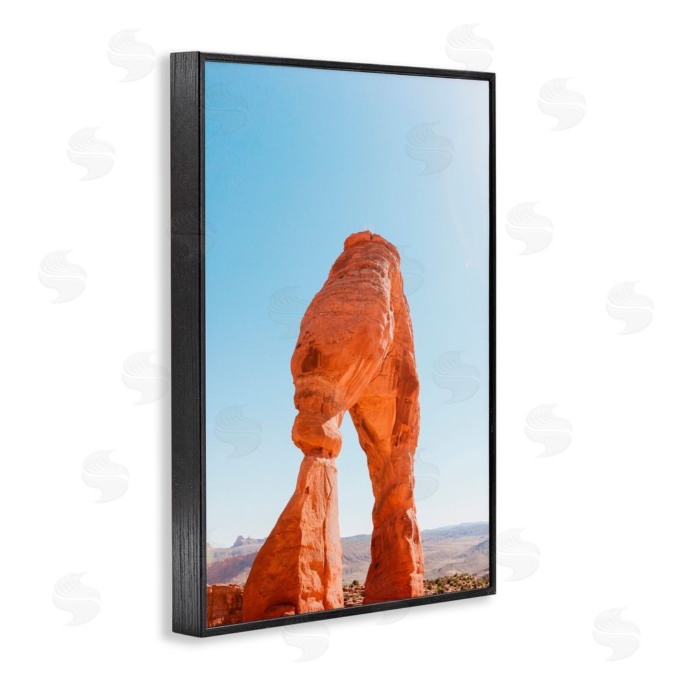 Jade Sharp Photo Natural Desert Archway Black Framed Giclee Art Print