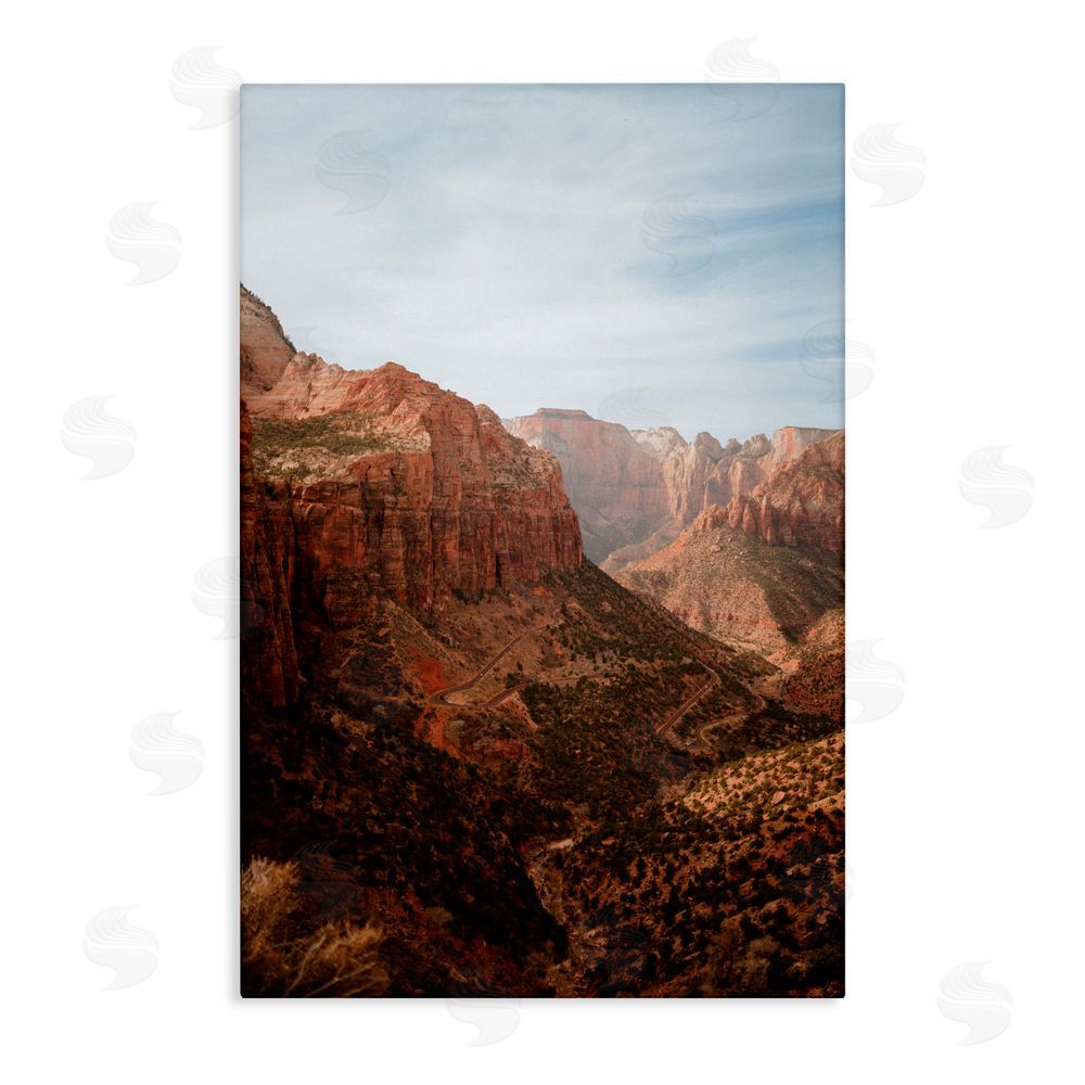 Jade Sharp Photo Breathtaking Zion Canyon View Canvas Wall Art Print