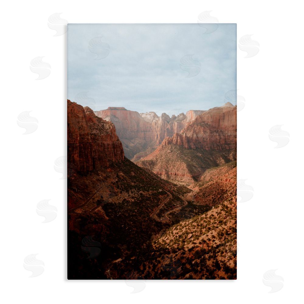Jade Sharp Photo Vast Canyon Zion Park Canvas Wall Art Print