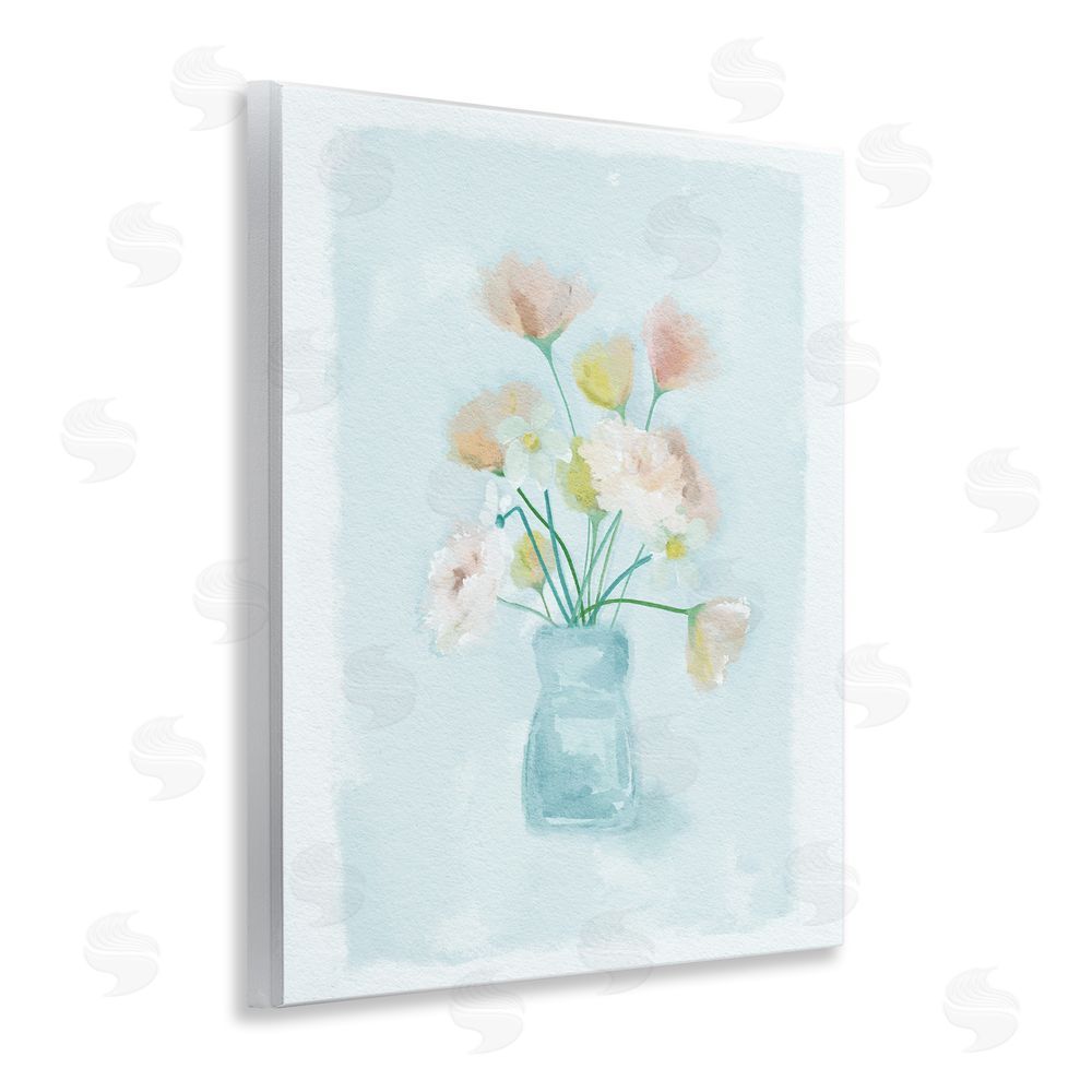Leah Straatsma Pretty Florals in Vase Wall Plaque Art Print