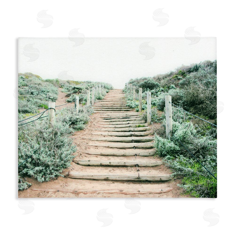 Leah Noel Art Stairway To Heaven Path Stretched Canvas Wall Art Print