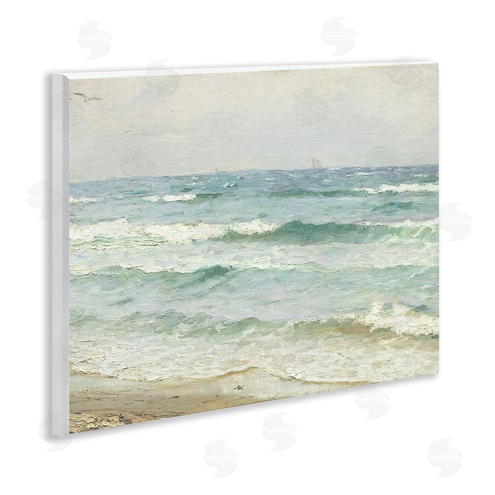 Leah Straatsma Vintage Waves on The Shore Wall Plaque Art Print