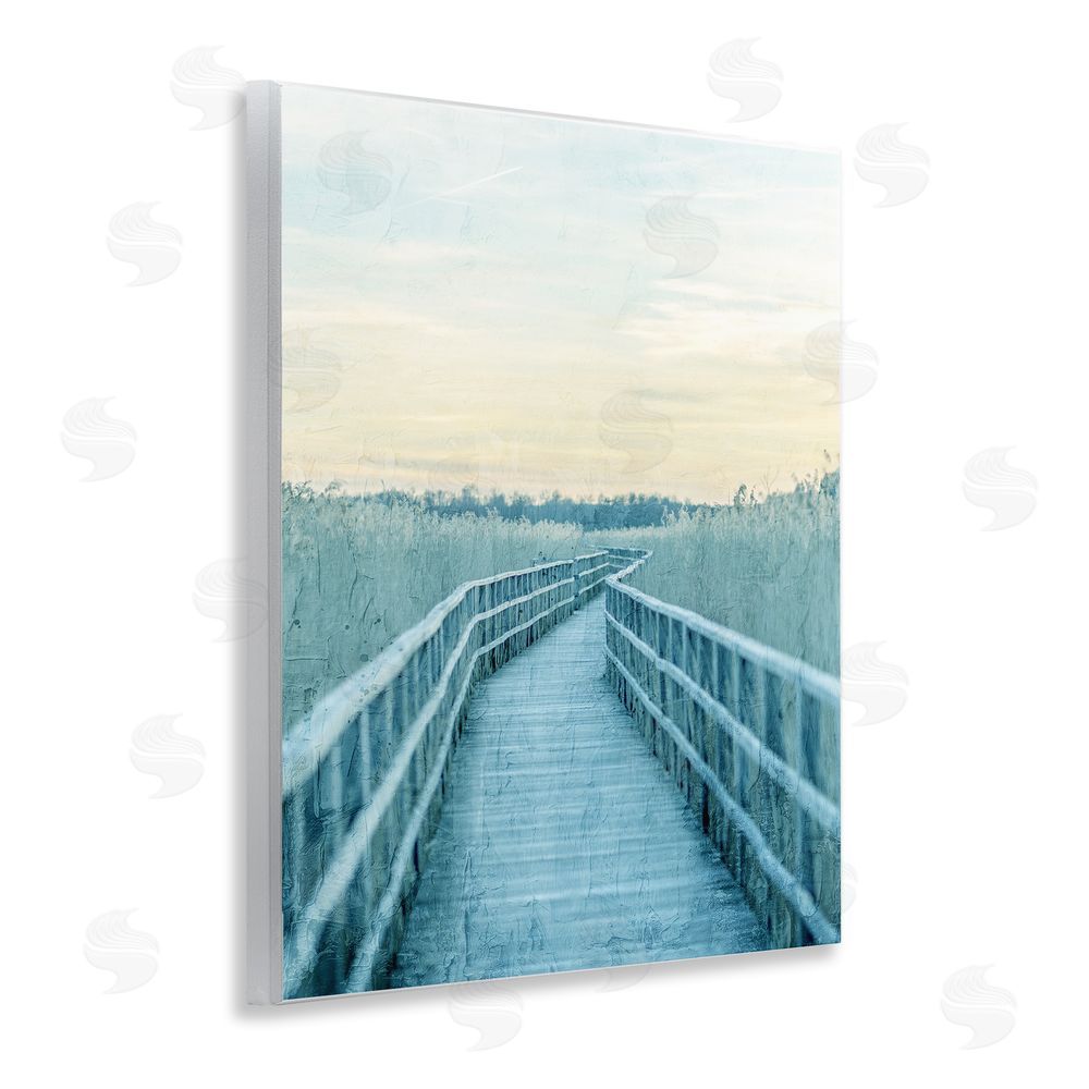 Kim Allen Wooden Pier Boardwalk Wall Plaque Art Print