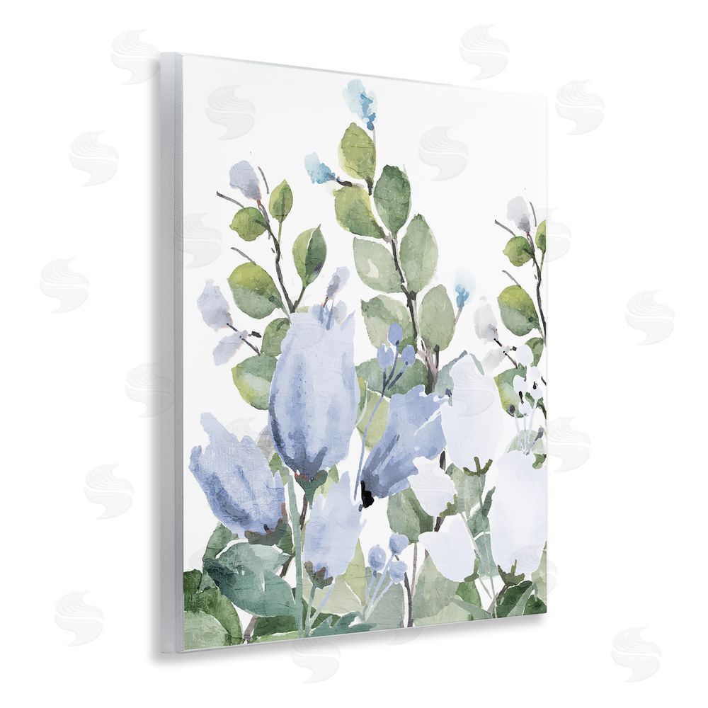 Kim Allen Blue Spring Botanicals Wall Plaque Art Print