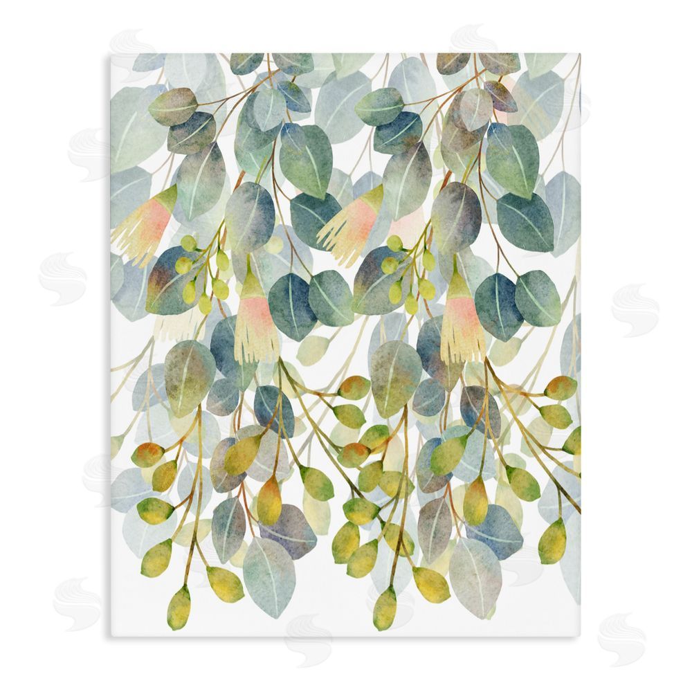 Marcus Prime Suspended Ivy Leaves Stretched Canvas Wall Art Print