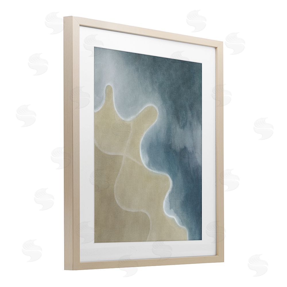 Grace Popp Turning The Tides Contour Brown Framed Print Under Glass Wall Art