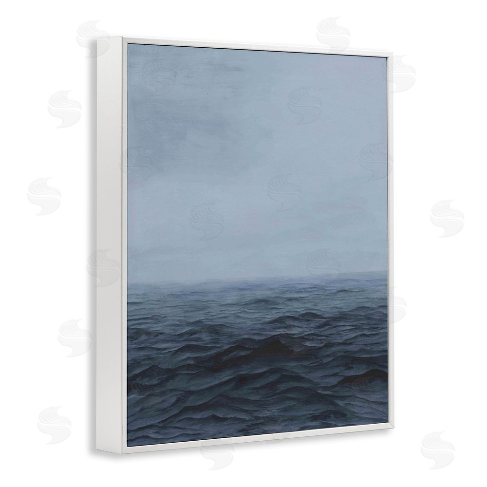 Michael Willett Vast Ocean Expanse White Framed Giclee Wall Art Print