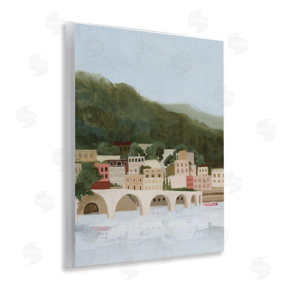 Grace Popp Coastal Mountains By Sea Wall Plaque Art Print