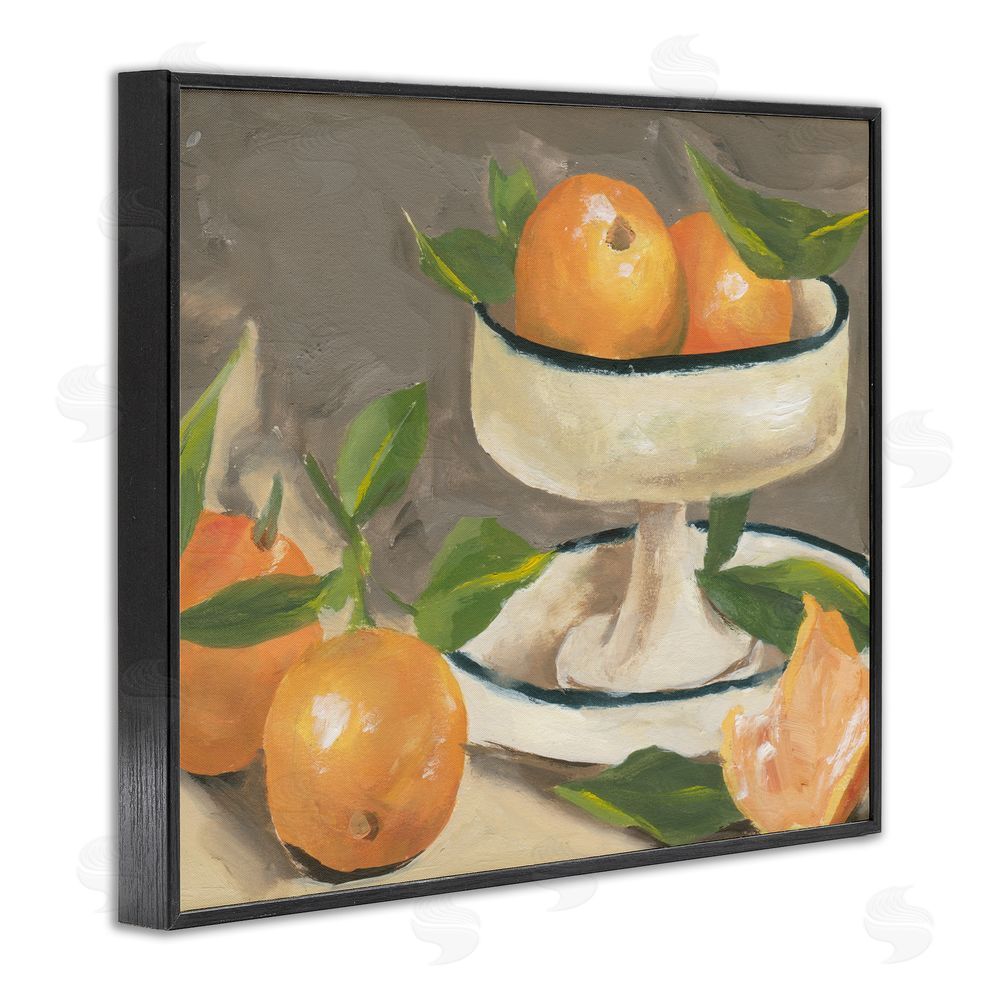 Melissa Wang Citrus In Stillness Black Framed Giclee Wall Art Print
