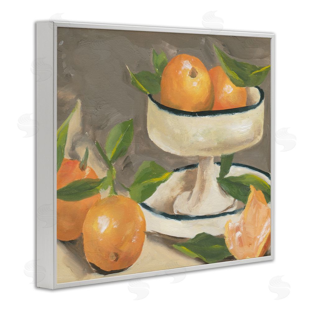 Melissa Wang Citrus In Stillness White Framed Giclee Wall Art Print
