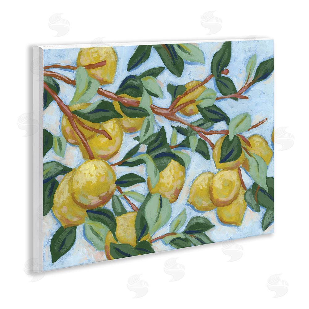 June Erica Vess Sunshine Citrus Tree Wall Plaque Art Print