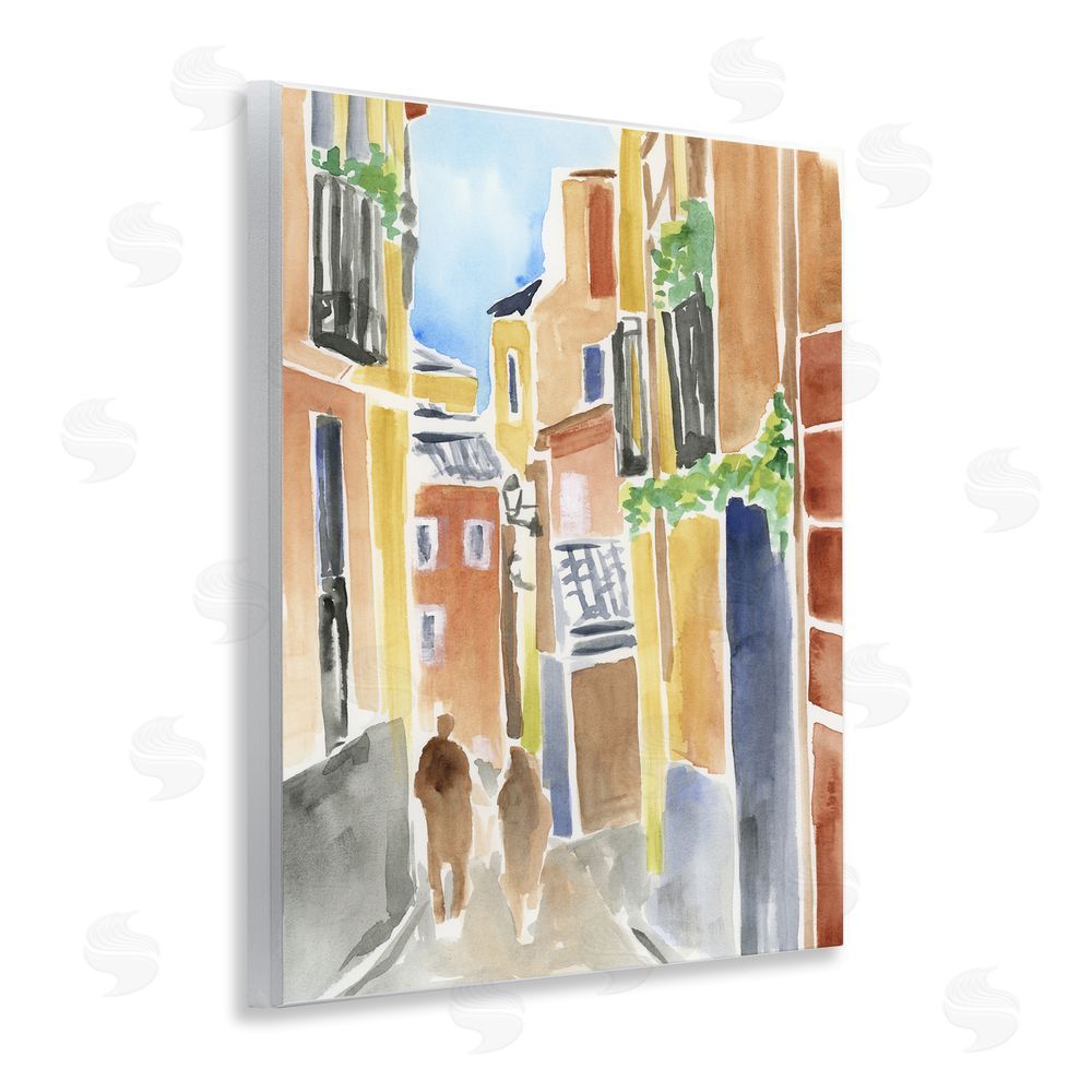 June Erica Vess Calles de Madrid Architecture Wall Plaque Art Print