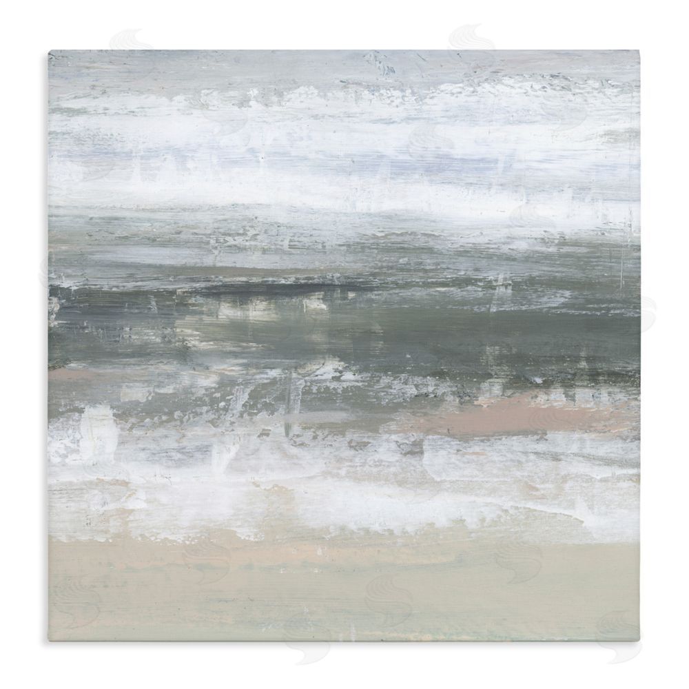 Ethan Harper Subdued Pastel Tides Stretched Canvas Wall Art Print