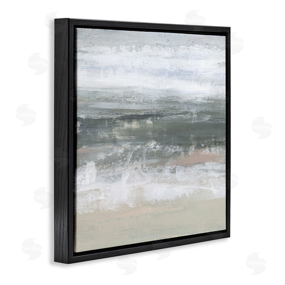 Ethan Harper Subdued Pastel Tides Black Floating Frame Canvas Wall Art Print