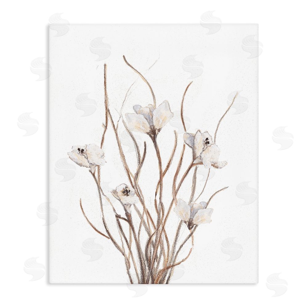 Sundance Graphics Curly Floral Branches Canvas Wall Art Print