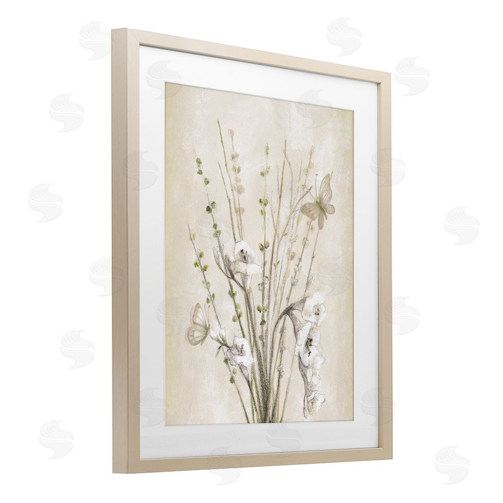 Sundance Graphics Fresia & Date Branch Birch Framed Print Under Glass Wall Art