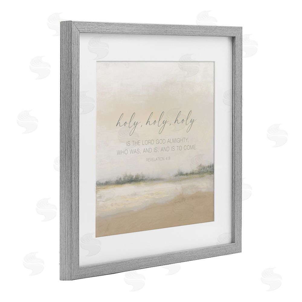 Sundance Graphics Holy Revelation Proverb Gray Framed Print Under Glass Wall Art